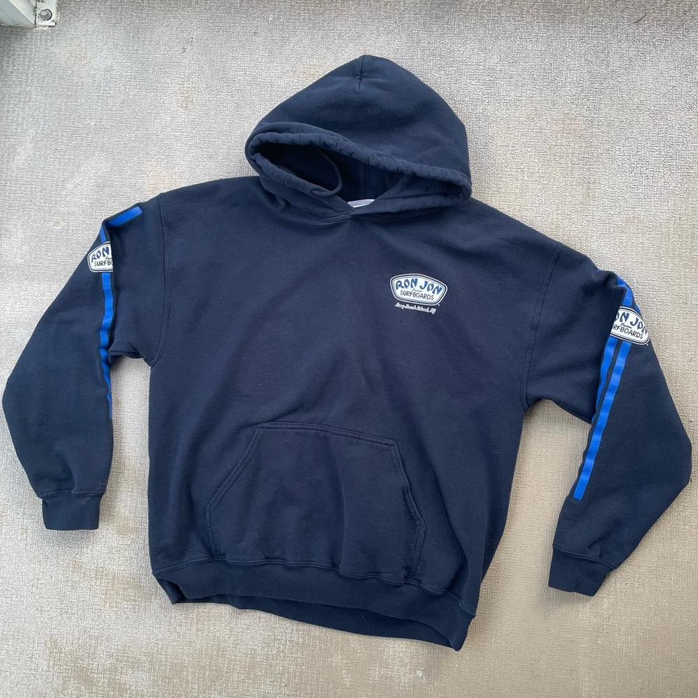 Ron Jon Surf Shop Hoodie Sweatshirt Long Beach Island Size Large